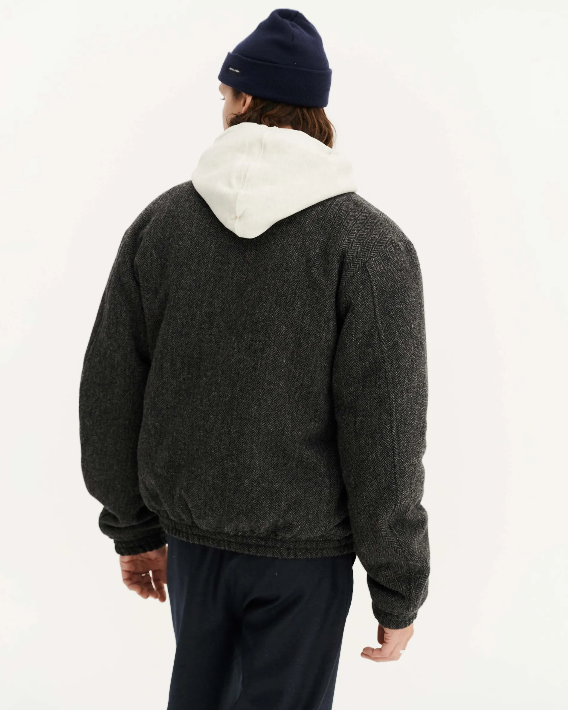 berlin_anthracite_herringbone_4.webp Femme NOYOCO Vestes & Blouson | Vestes & Blousons^Berlin Anthracite Herringbone