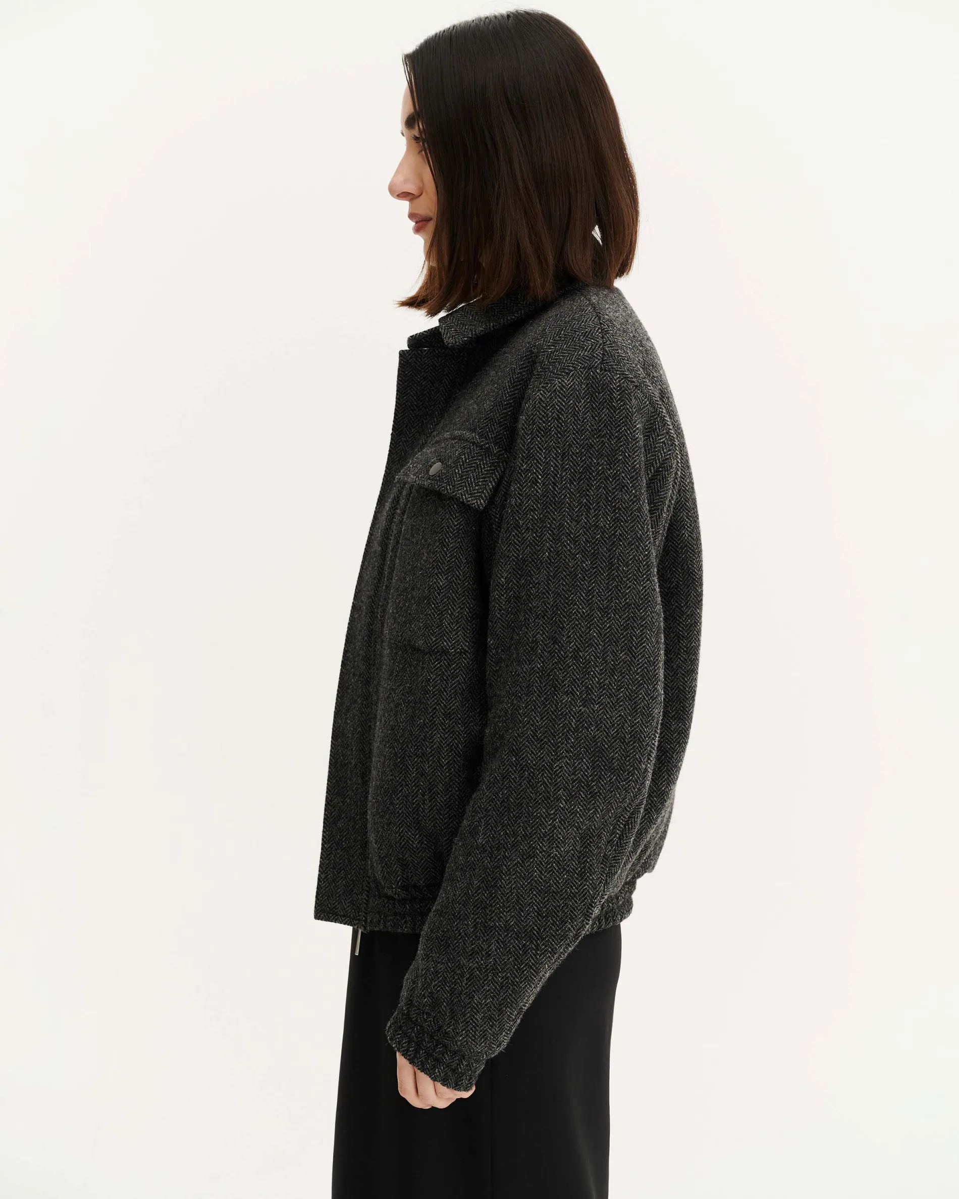 berlin_anthracite_herringbone_6.webp Femme NOYOCO Vestes & Blouson | Vestes & Blousons^Berlin Anthracite Herringbone