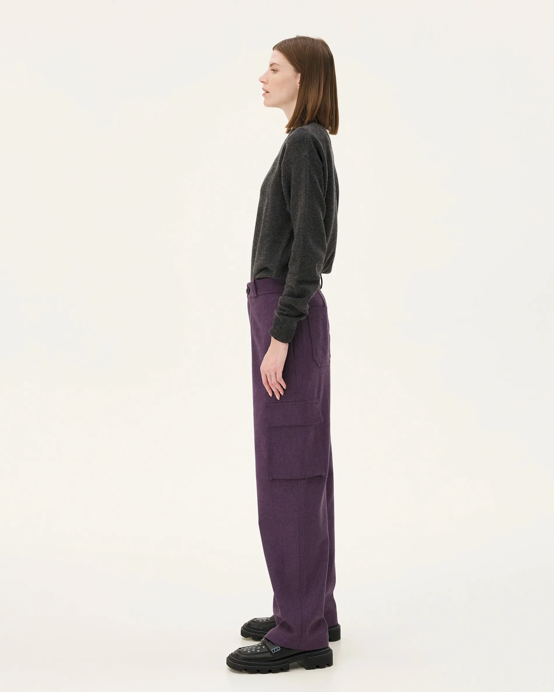 cargo_purple_3.webp Femme NOYOCO Pantalons | Pantalons^Cargo