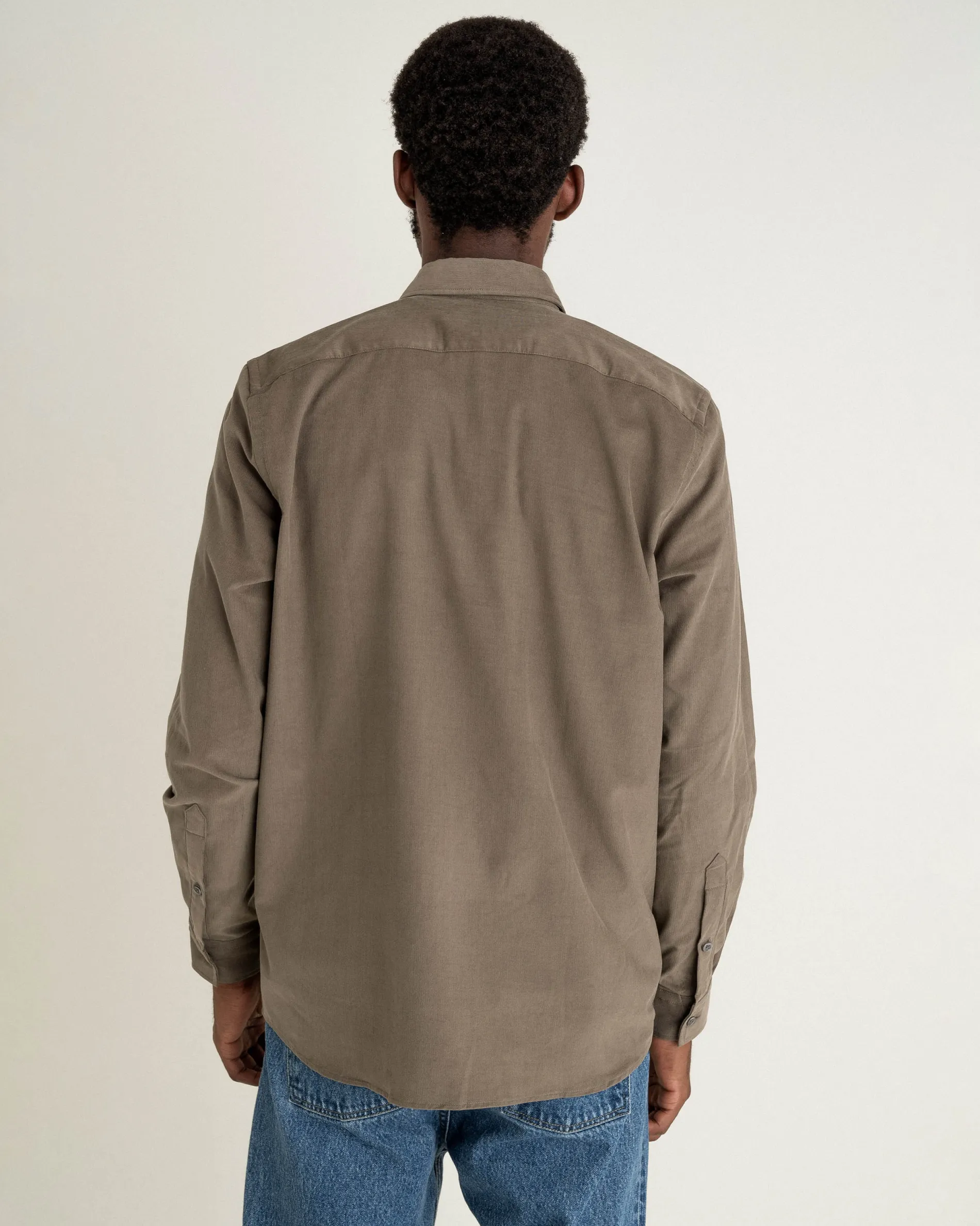 curtis_faded_khaki_3.webp Femme NOYOCO Chemises & Surchemises | Chemises^Curtis Faded Khaki