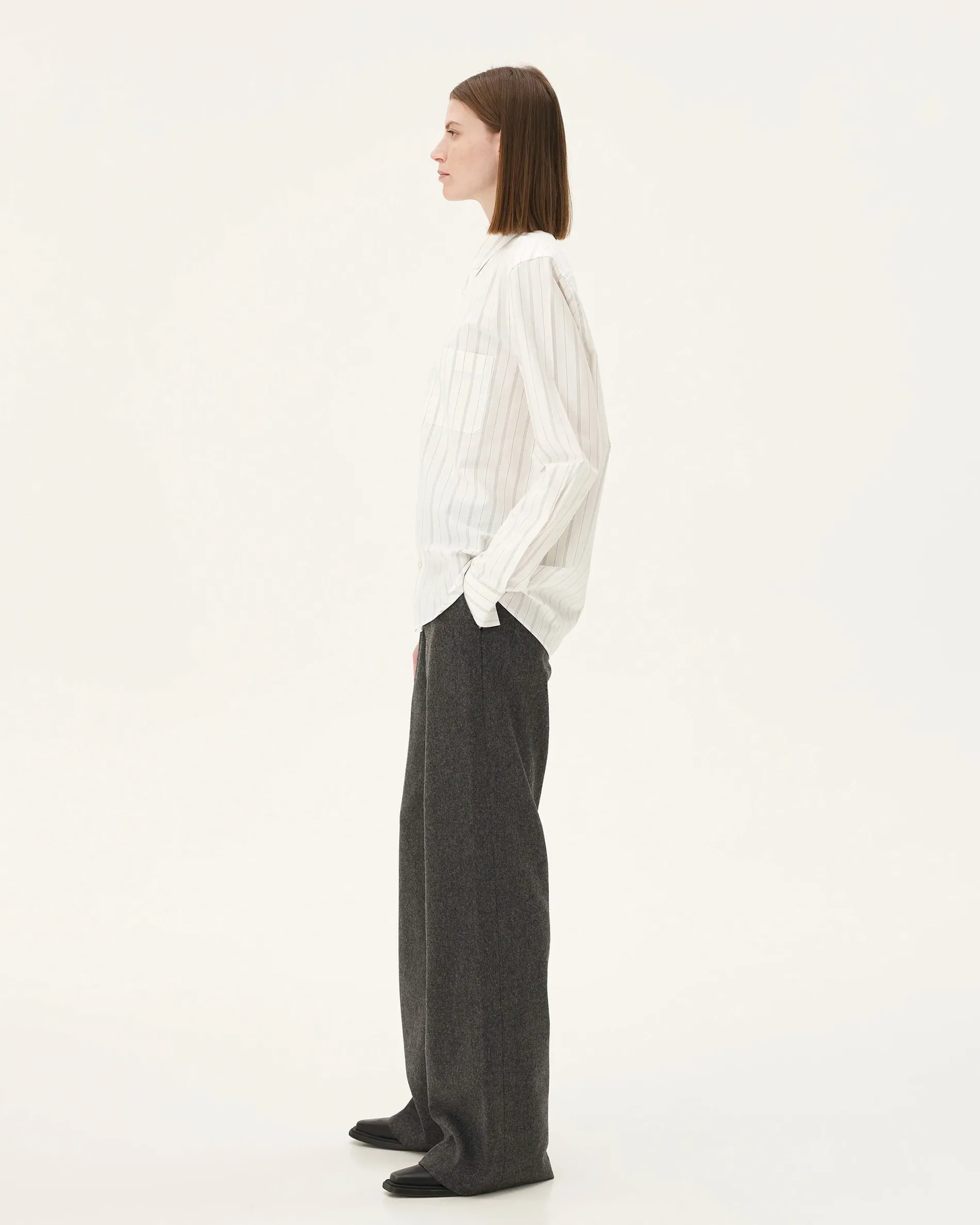 curtis_white_stripes_6.webp Femme NOYOCO Chemises & Surchemises | Chemises^Curtis White stripes