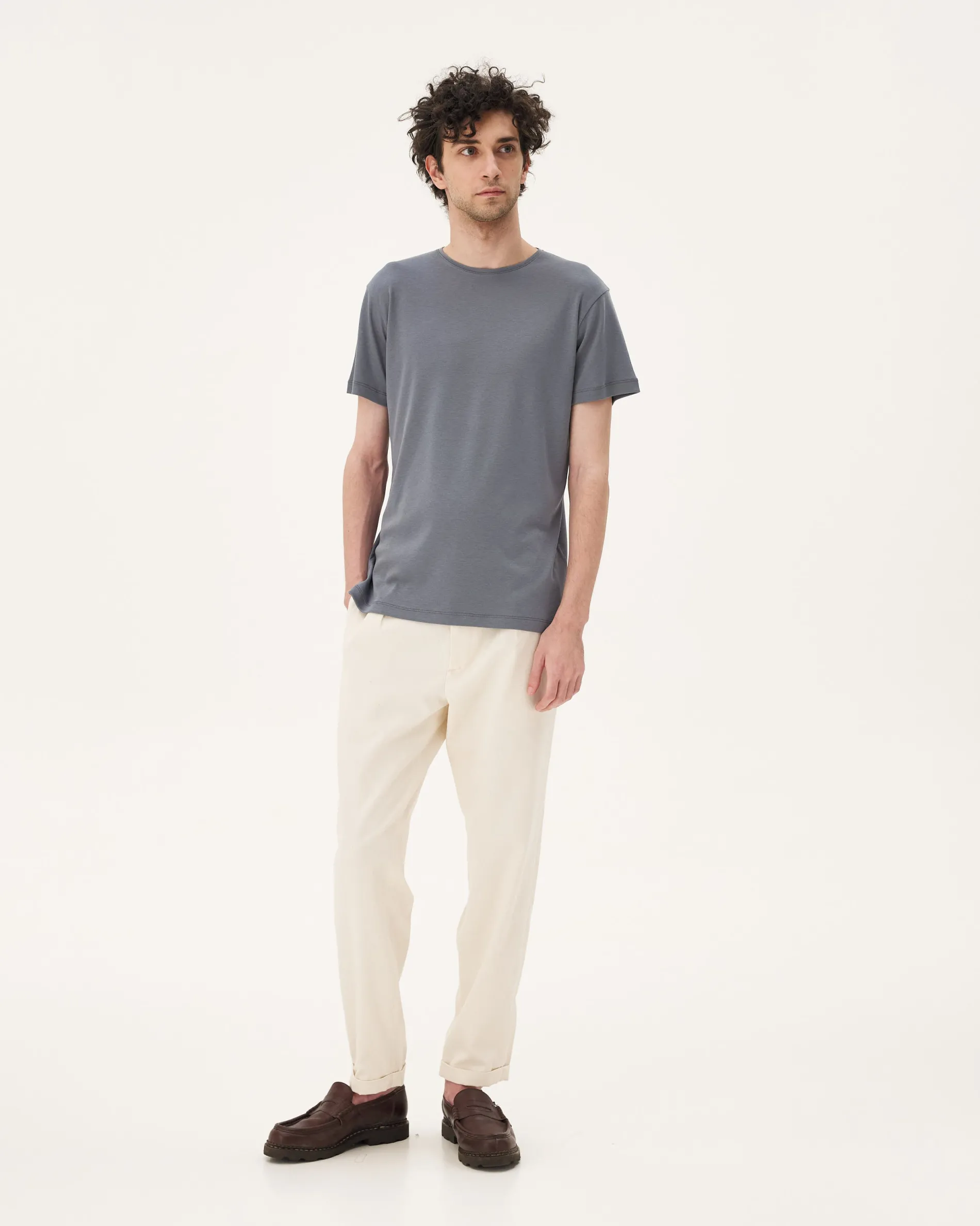 faro_foggy_blue_2.webp Femme NOYOCO T-Shirts & Polos | Tops & T-Shirts^Faro Foggy blue