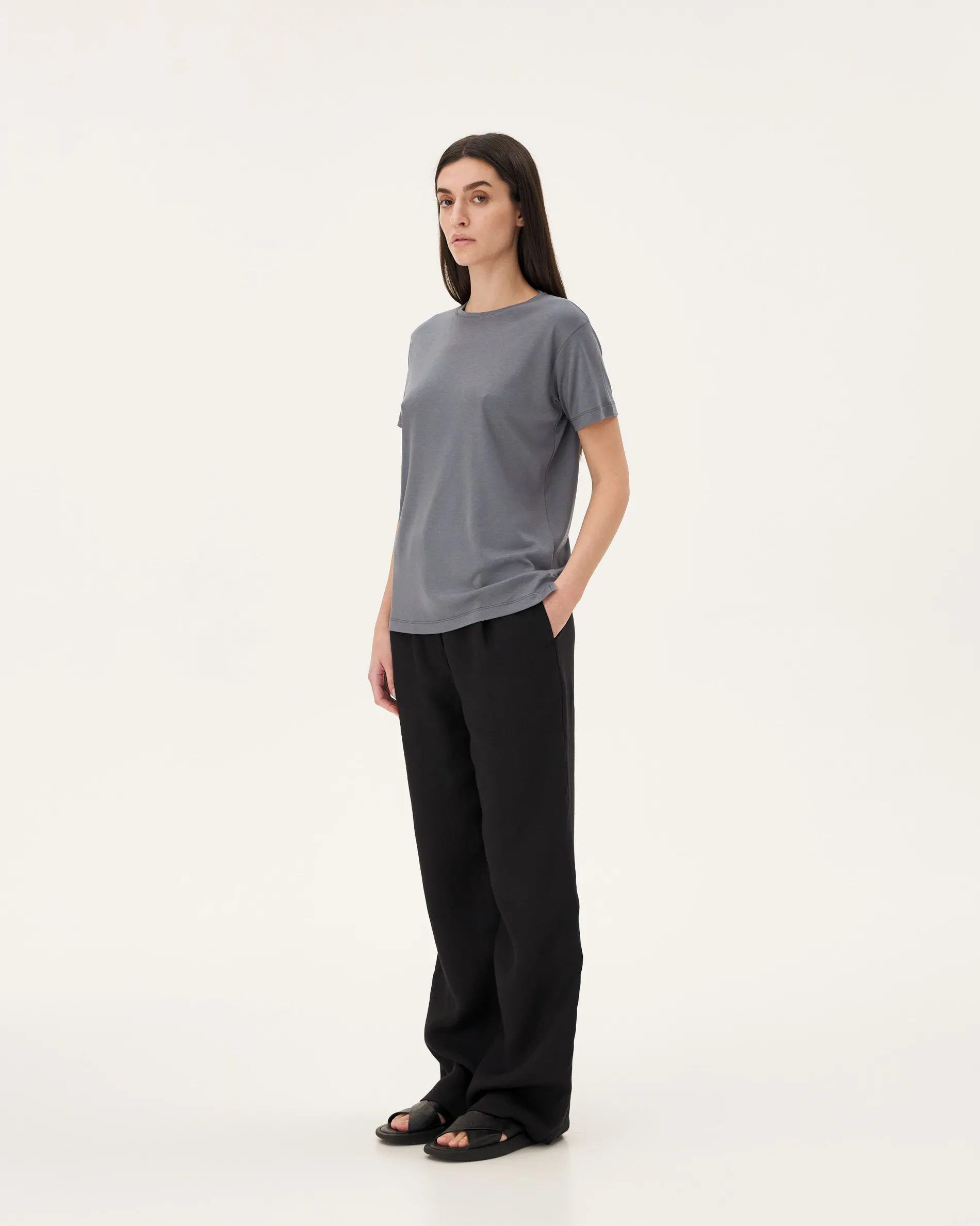 faro_foggy_blue_6.webp Femme NOYOCO T-Shirts & Polos | Tops & T-Shirts^Faro Foggy blue