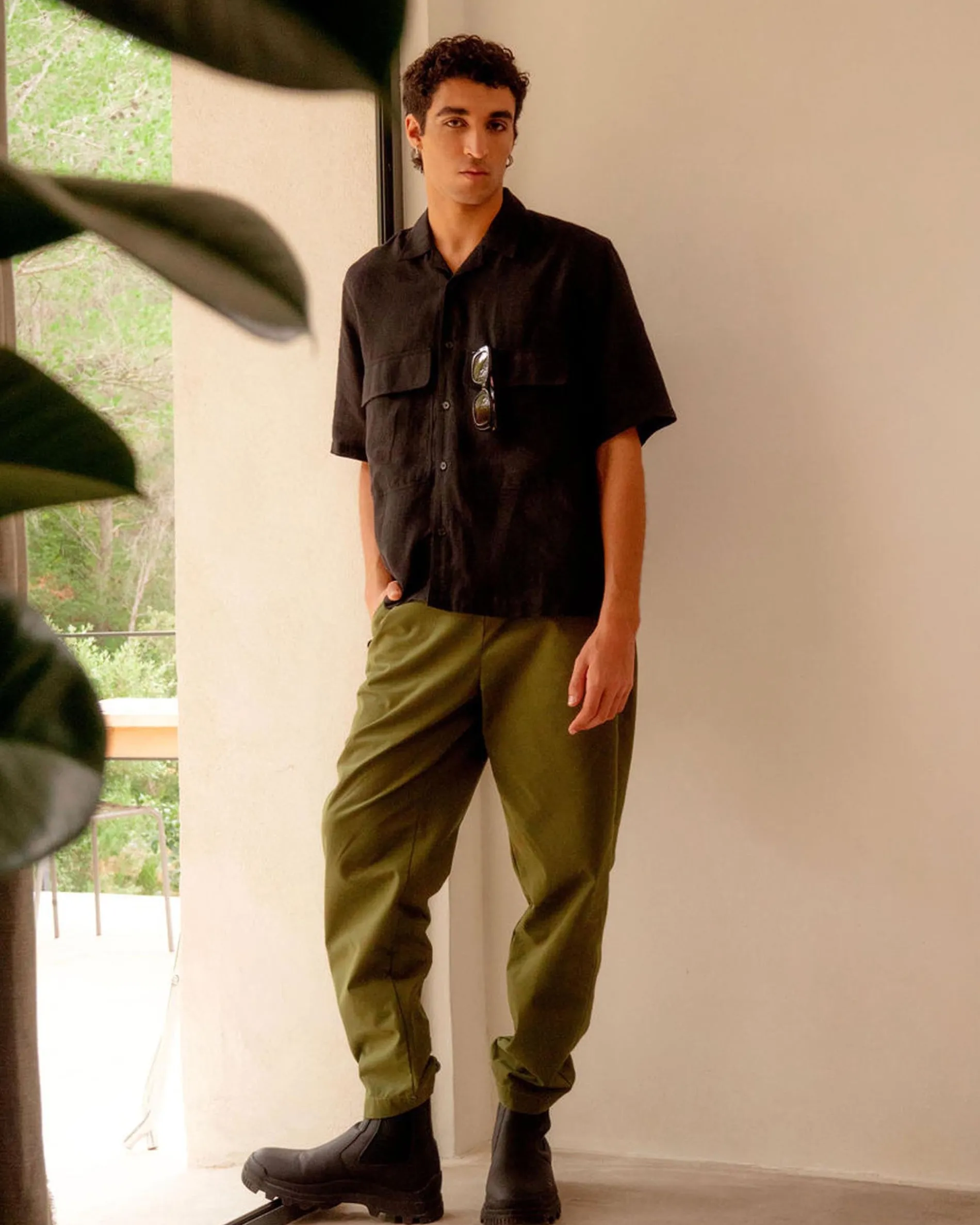 malaga_khaki_6.webp Femme NOYOCO Pantalons | Pantalons^Malaga