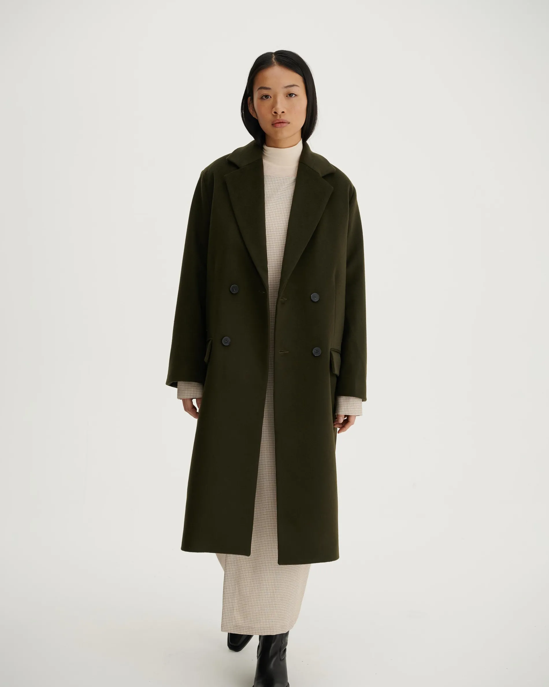 osana_dark_khaki_6.webp Femme NOYOCO Trench & Manteaux | Trench & Manteaux^Osana Dark Khaki