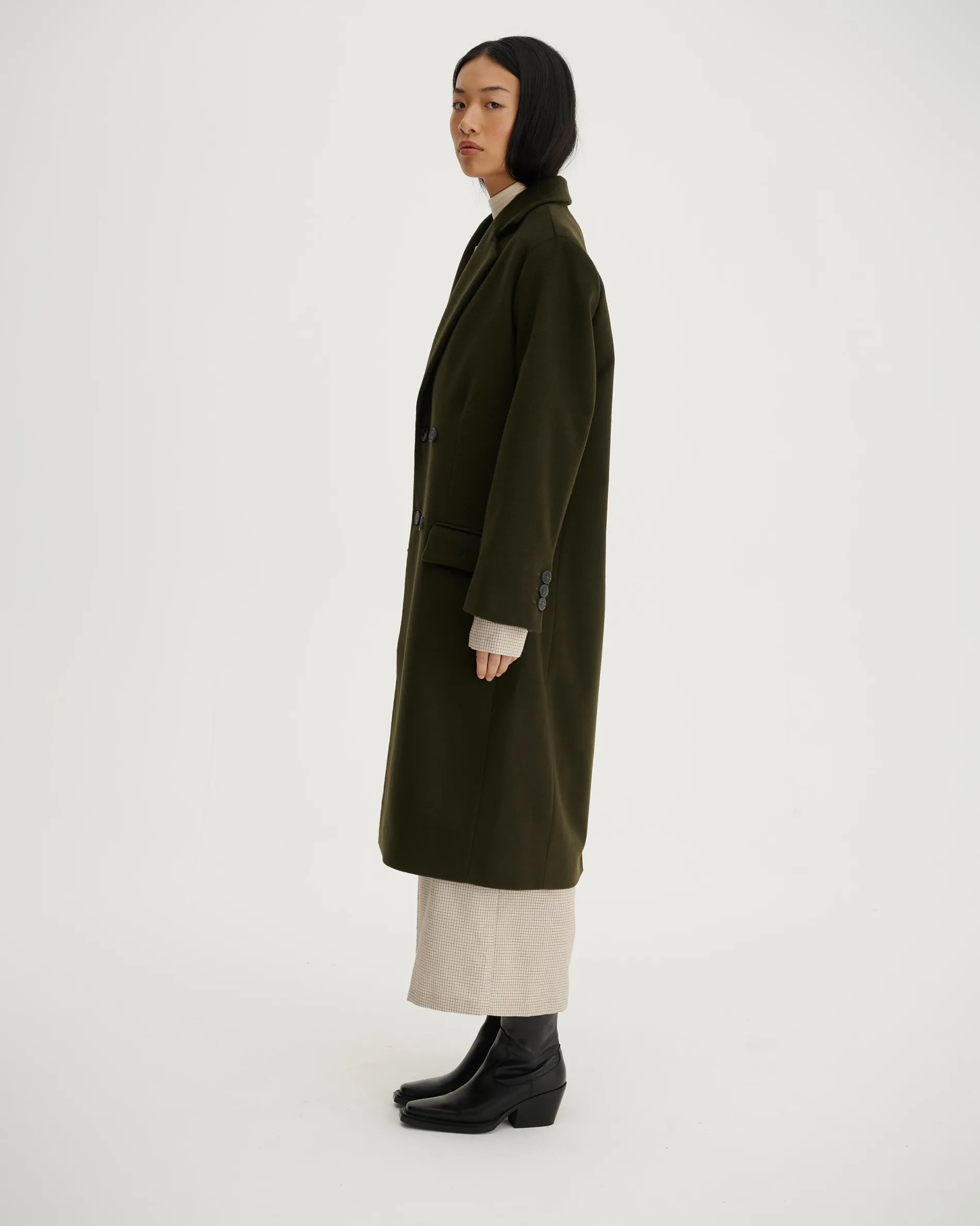 osana_dark_khaki_7.webp Femme NOYOCO Trench & Manteaux | Trench & Manteaux^Osana Dark Khaki