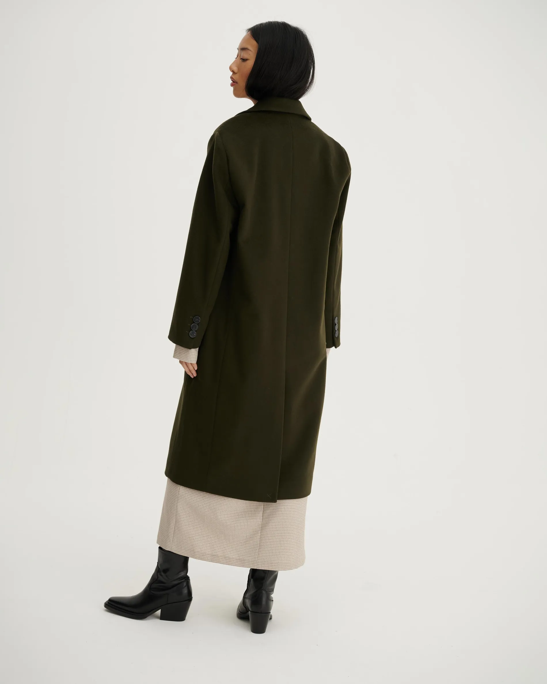 osana_dark_khaki_8.webp Femme NOYOCO Trench & Manteaux | Trench & Manteaux^Osana Dark Khaki
