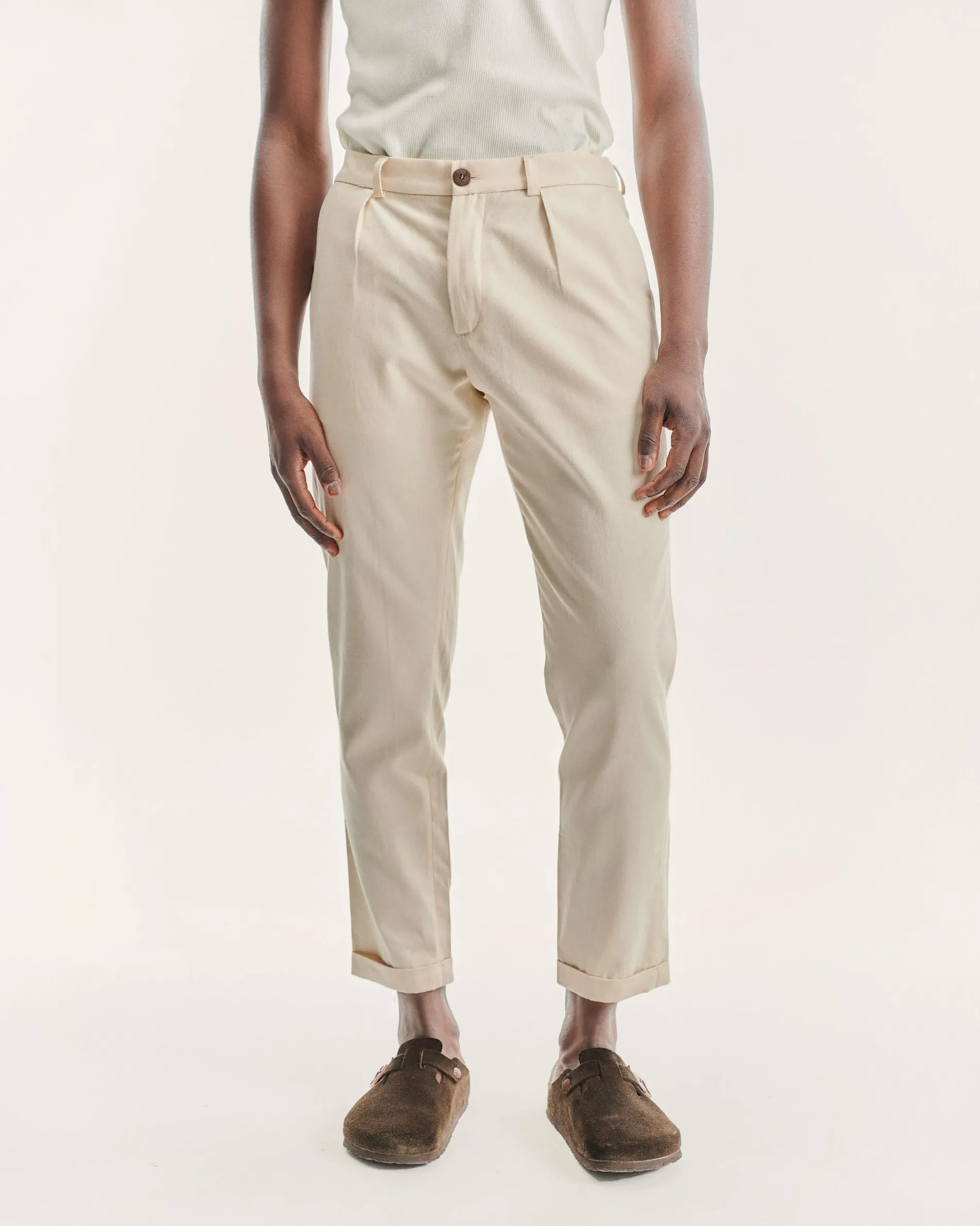 sienna_ecru_2.webp Femme NOYOCO Pantalons | Pantalons^Sienna