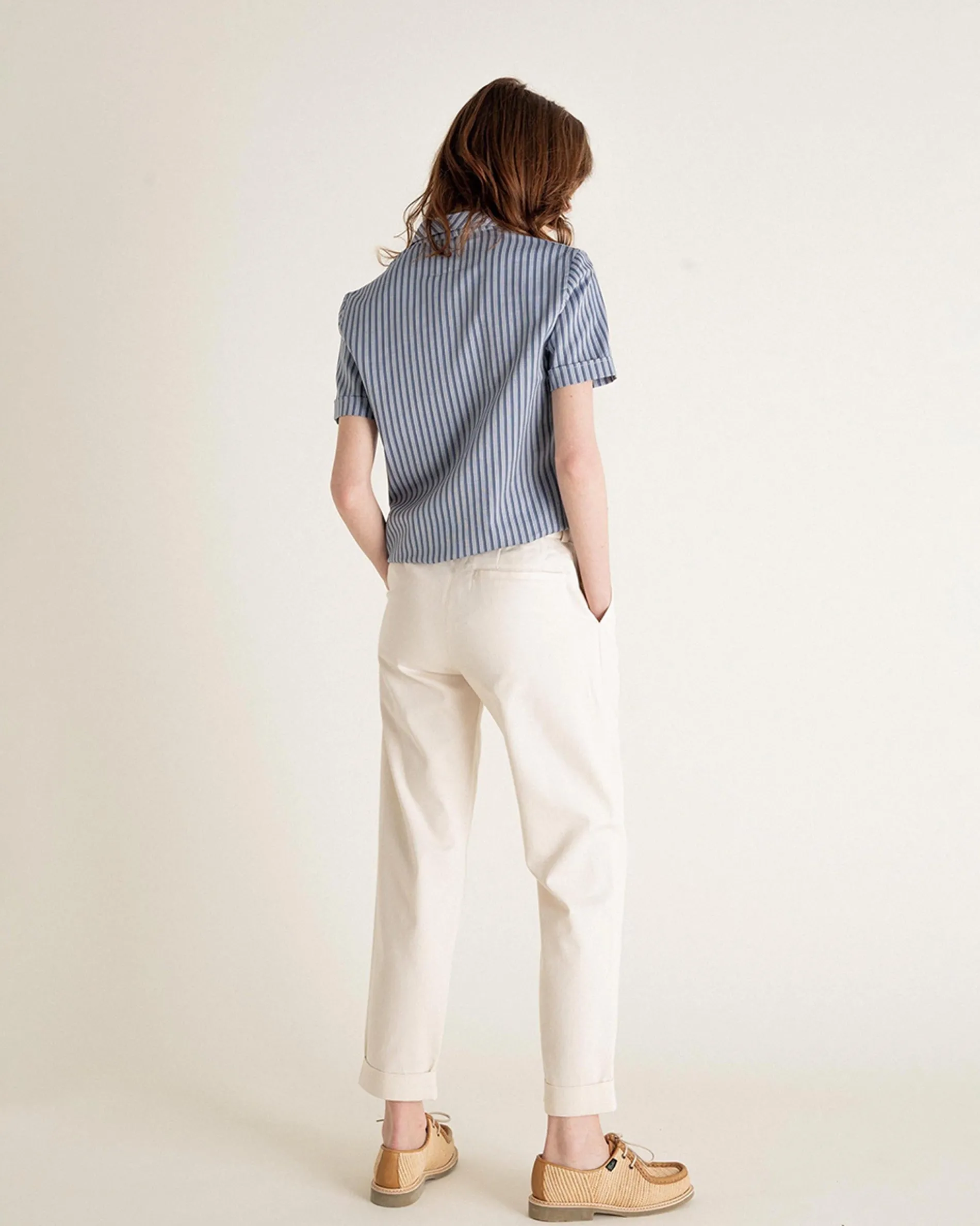 sienna_ecru_7.webp Femme NOYOCO Pantalons | Pantalons^Sienna