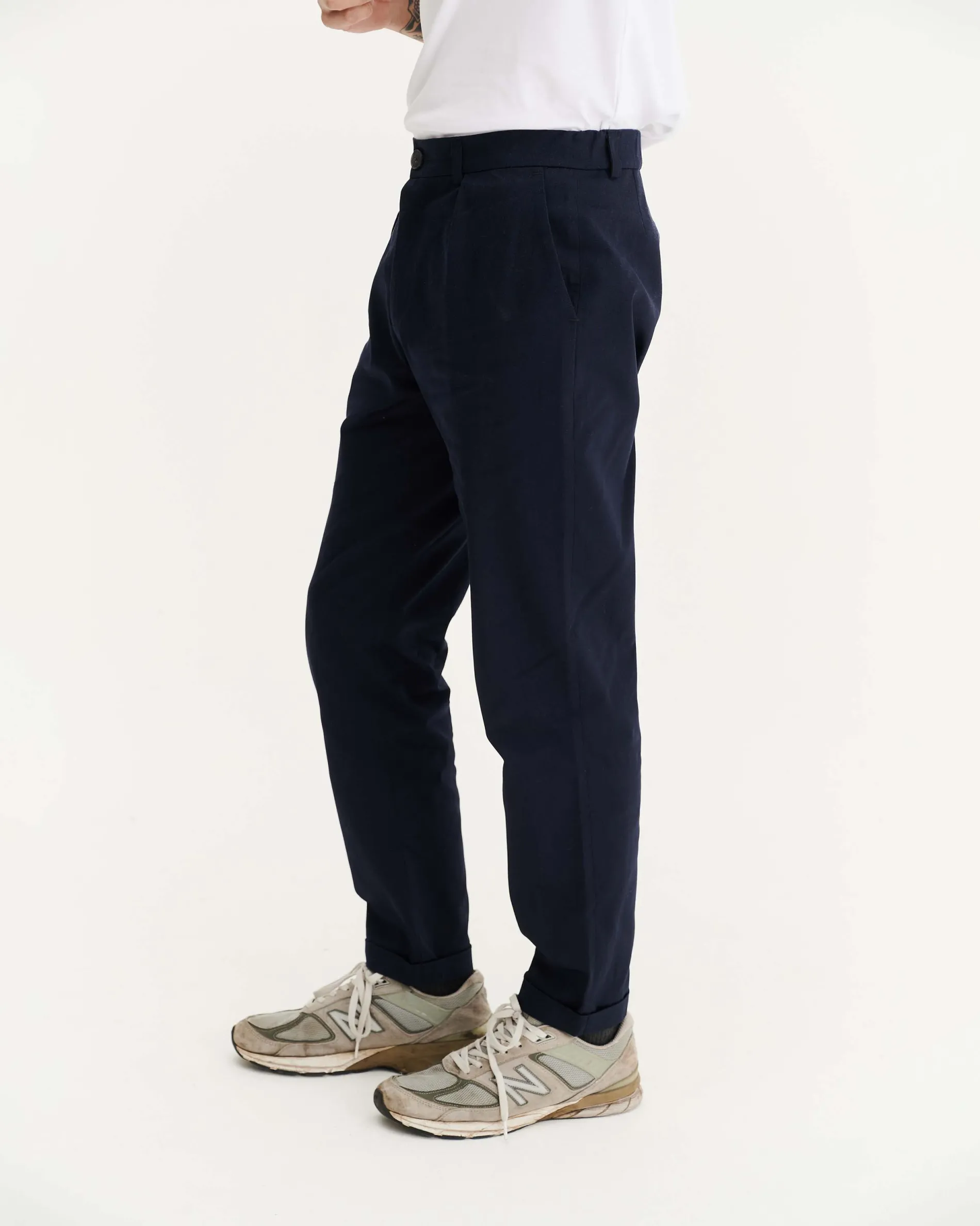 sienna_navy_coton_3.webp Femme NOYOCO Pantalons | Pantalons^Sienna Navy coton