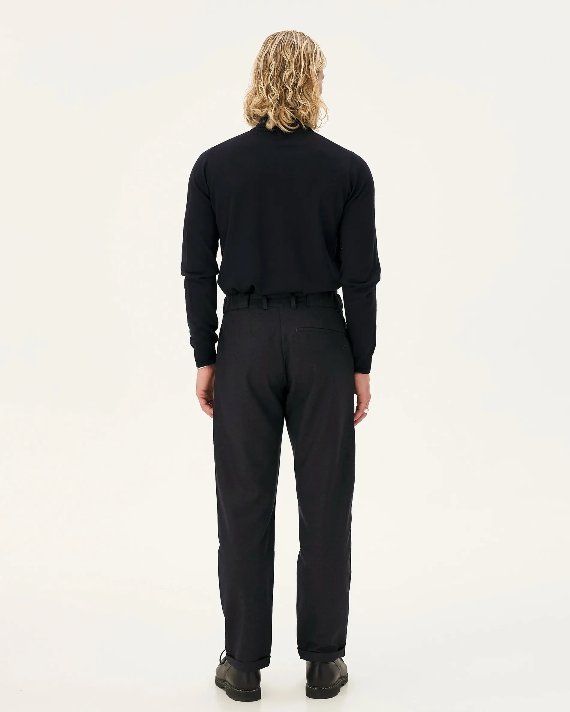 sienna_night_blue_flannel_3.webp Femme NOYOCO Pantalons | Pantalons^Sienna Night Blue Flannel