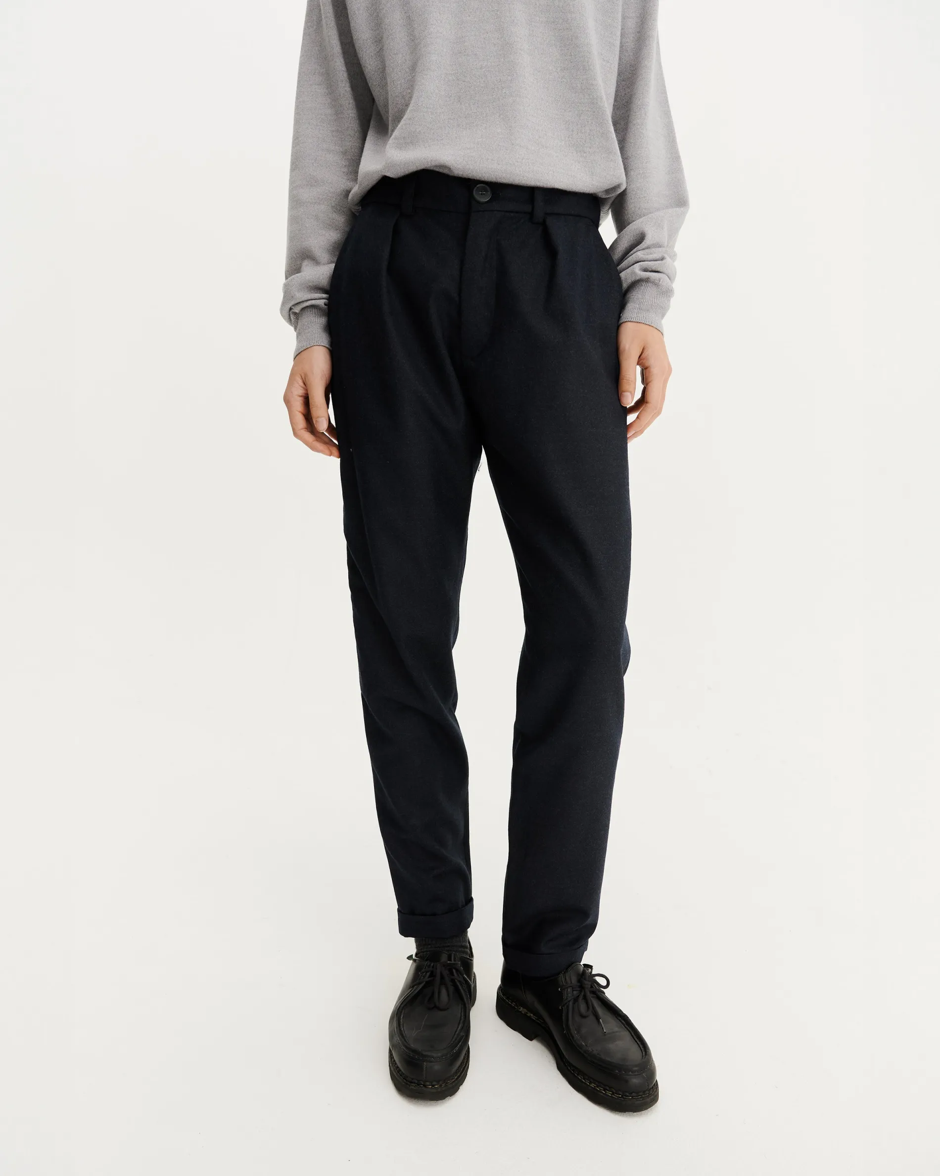 sienna_night_blue_flannel_5.webp Femme NOYOCO Pantalons | Pantalons^Sienna Night Blue Flannel