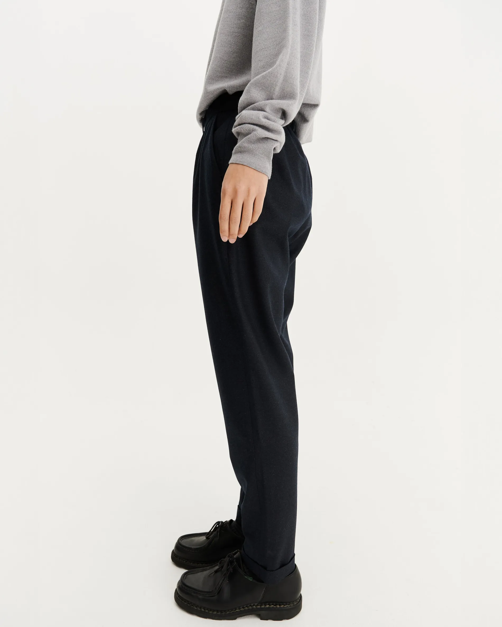 sienna_night_blue_flannel_6.webp Femme NOYOCO Pantalons | Pantalons^Sienna Night Blue Flannel