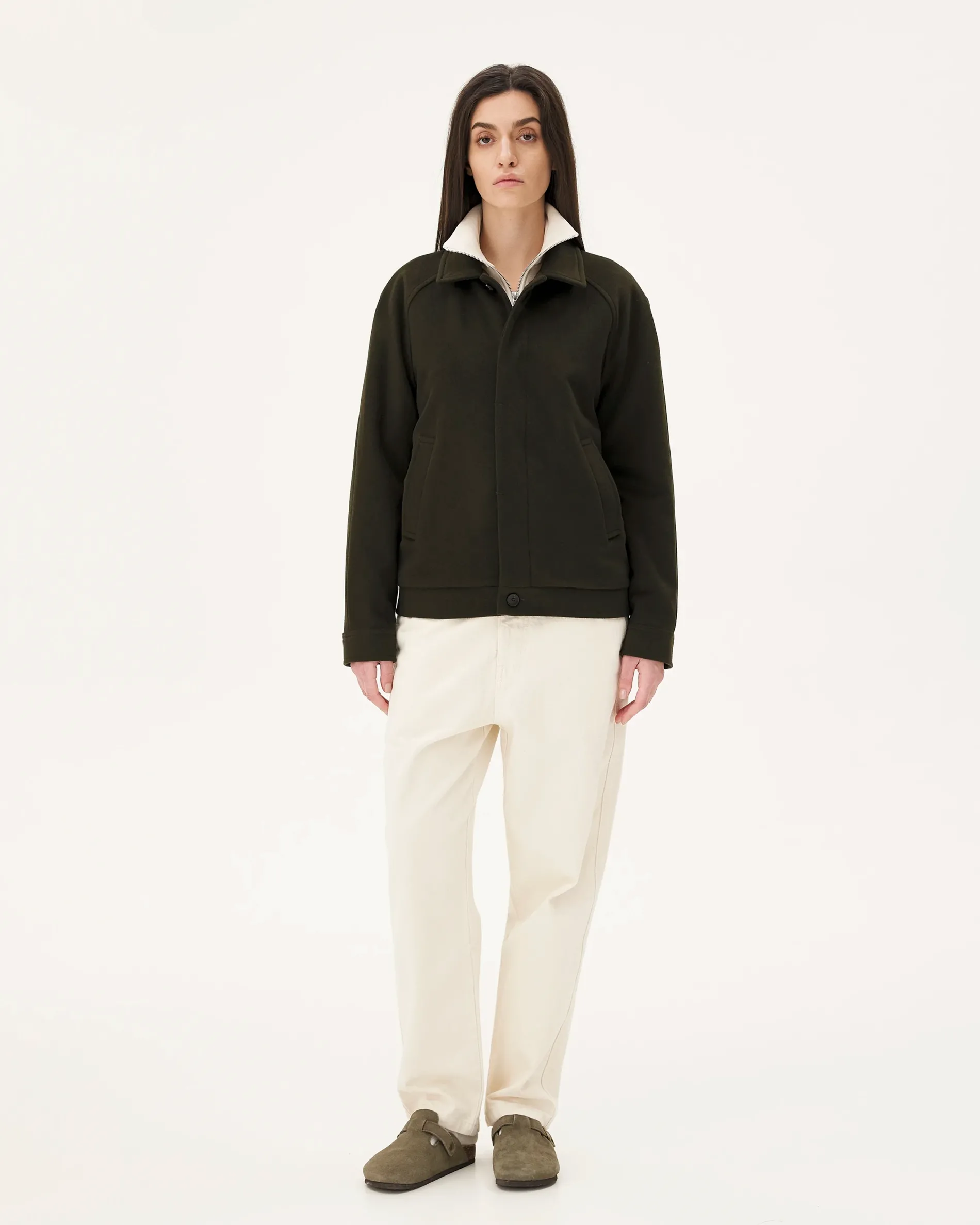 tacoma_dark_khaki_4.webp Femme NOYOCO Vestes & Blouson | Vestes & Blousons^Tacoma Dark Khaki