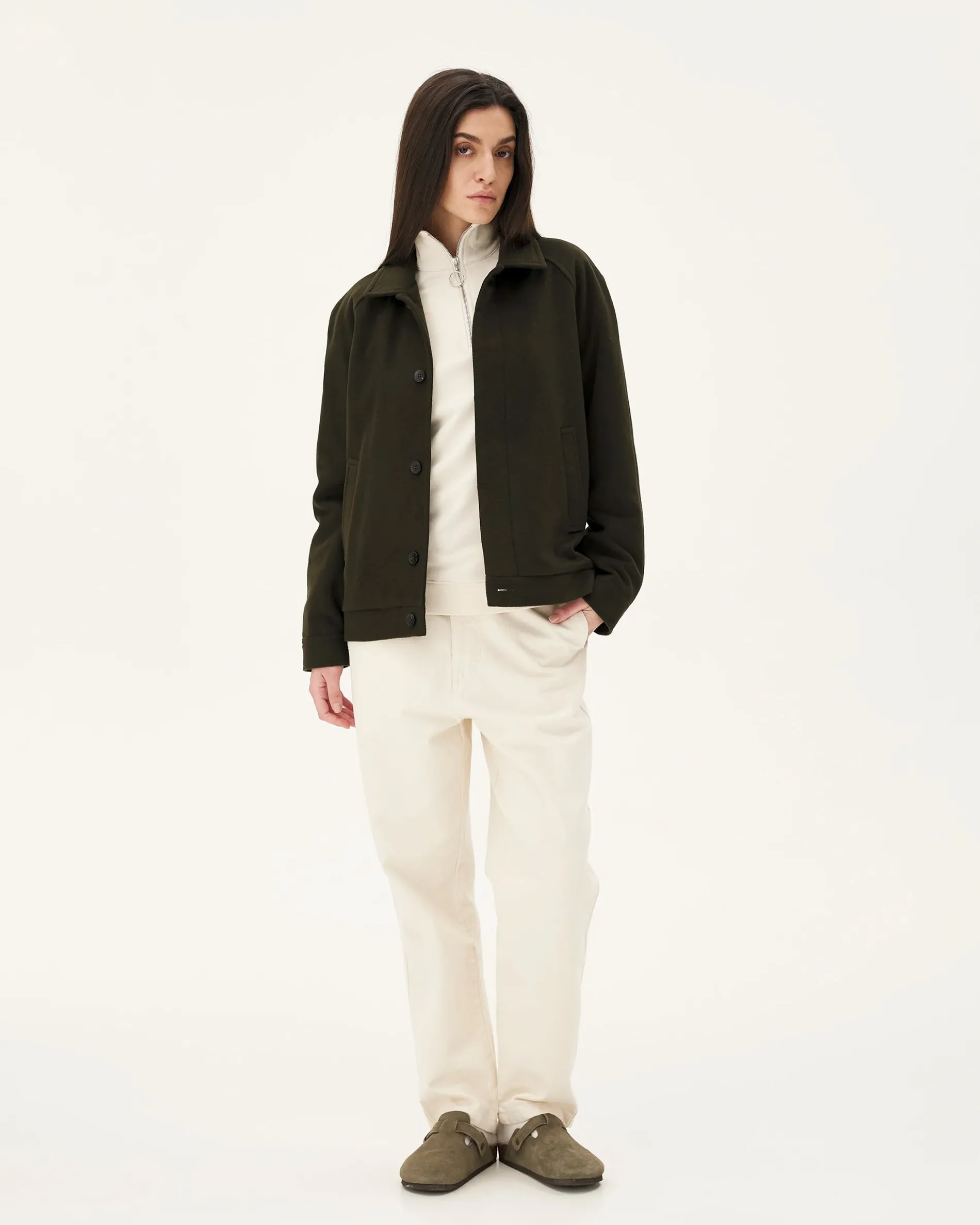 tacoma_dark_khaki_6.webp Femme NOYOCO Vestes & Blouson | Vestes & Blousons^Tacoma Dark Khaki